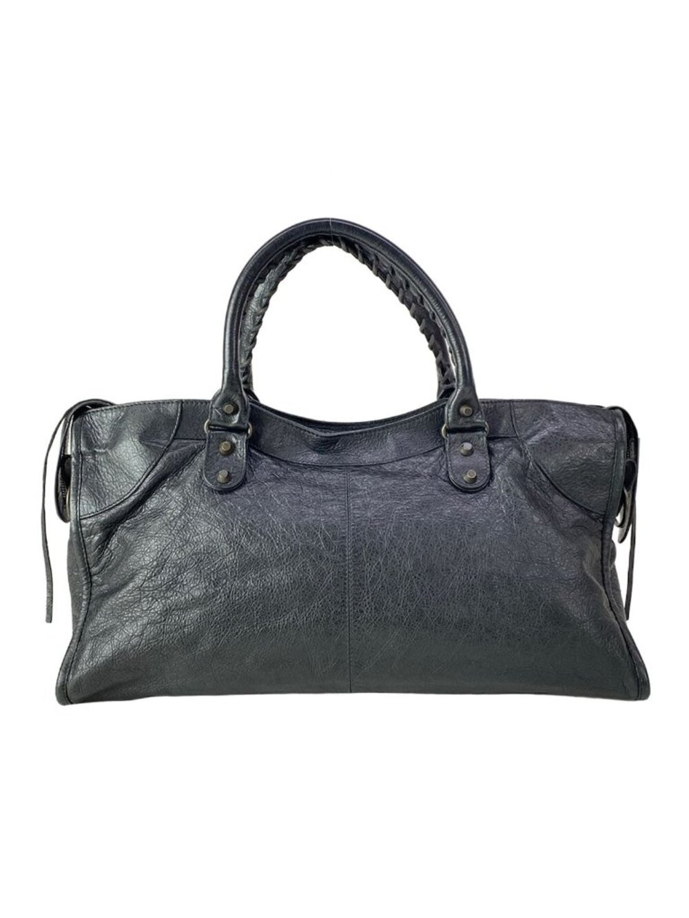 ★SOLD★ Balenciaga Handbag the Part Time Black 2-Way Shoulder Strap Removable - Picture 3 of 15